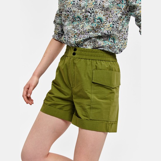 Aigle Bermuda Shorts Women Green ZA-86123